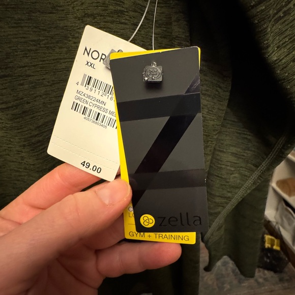 Zella Green Quarter Zip Long Sleeve - Picture 4 of 5